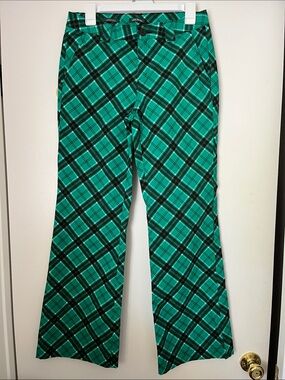 Green & Black Plaid Pants Wild Fable Low Rise Flair
